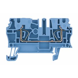 ZDU 2.5 BL Průchozí svorka, Připojení s kotevní svorkou, 2.5 mm2, 800 V, 24 A, Modrá