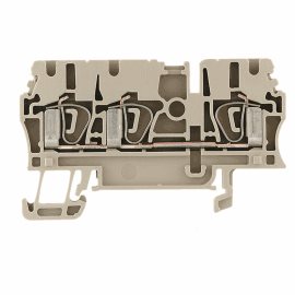 ZDU 2.5/3AN Průchozí svorka, Připojení s kotevní svorkou, 2.5 mm2, 800 V, 24 A, Tmavě béžo