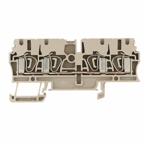 ZDU 2.5/4AN Průchozí svorka, Připojení s kotevní svorkou, 2.5 mm2, 800 V, 24 A, Tmavě béžo
