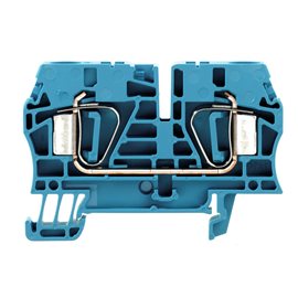 ZDU 6 BL Průchozí svorka, Připojení s kotevní svorkou, 6 mm2, 800 V, 41 A, Modrá