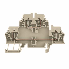 ZDK 2.5 Průchozí svorka, Svorka se dvěma vrstvami, Připojení s kotevní svorkou, 2.5 mm2