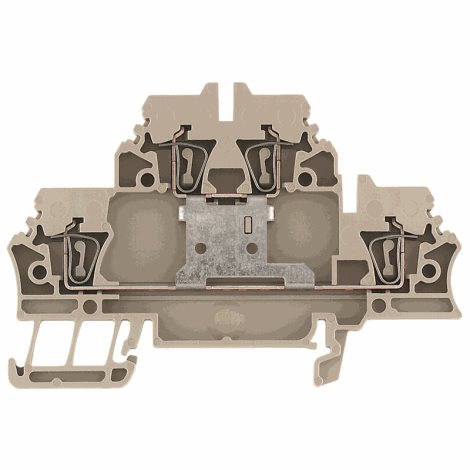 ZDK 2.5V Průchozí svorka, Svorka se dvěma vrstvami, Připojení s kotevní svorkou, 2.5 mm2,