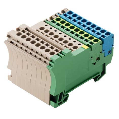 ZIA 1.5/3L-PE/8/KB Svorka iniciátoru/aktoru, Připojení s kotevní svorkou, 1.5 mm2, Počet p