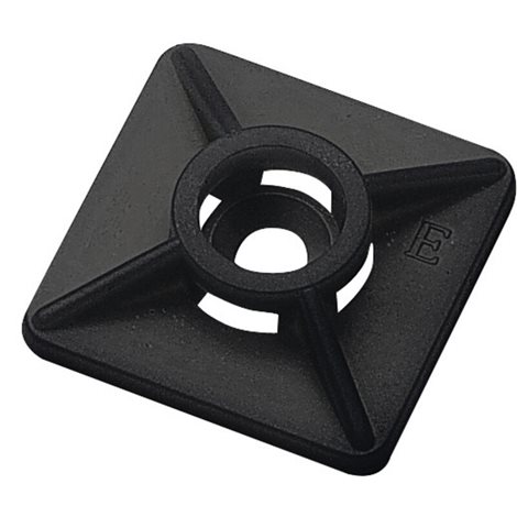CBH 19/19 BLACK Kabelové vázací pásky, Výška x šířka: 19 x 19 mm, Plast, 80 N
