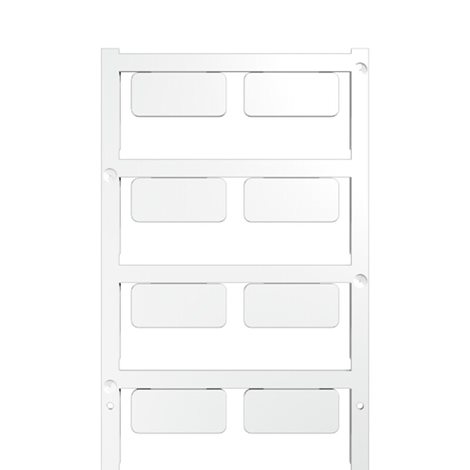 SM 27/12.5 K MC NE WS SwitchMark, Značky na přístroje, 12.5 x 27 mm, Bílá