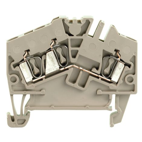 ZDU 2.5-2/3AN Průchozí svorka, Připojení s kotevní svorkou, 2.5 mm2, 800 V, 24 A, Tmavě bé