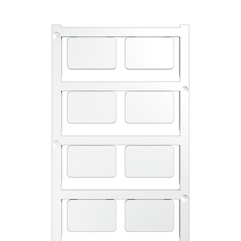 SM 27/18 K MC NE WS SwitchMark, Značky na přístroje, 18 x 27 mm, Bílá