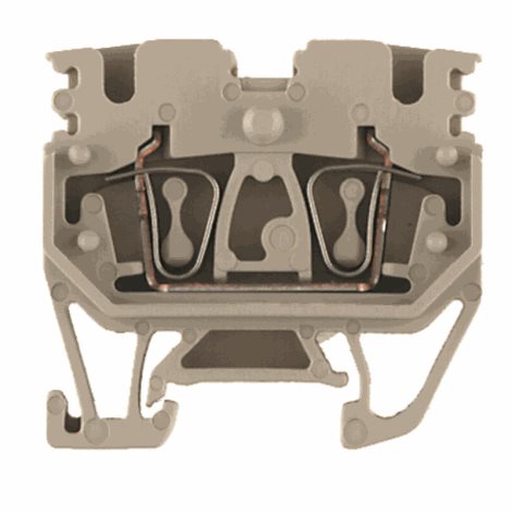 ZDUB 2.5-2/2AN/15 OR Z řada, Průchozí svorka, Jmenovitý průřez: 2.5 mm2, Připojení s kotev