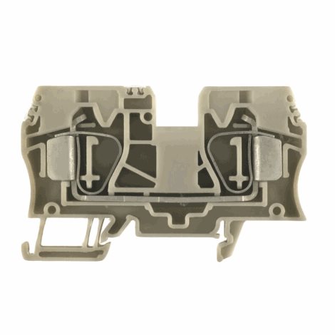 ZDU 10 Průchozí svorka, Připojení s kotevní svorkou, 10 mm2, 1000 V, 57 A, Tmavě béžová