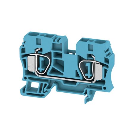 ZDU 10 BL Průchozí svorka, Připojení s kotevní svorkou, 10 mm2, 1000 V, 57 A, Modrá