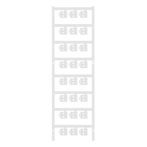 SFC 2/12 MC NE WS SlimFix Clip, Označení vodičů a kabelů, 3 - 5 mm, 12 x 5.8 mm, Bílá