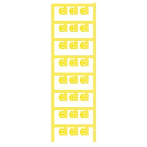 SFC 2/12 MC NE GE SlimFix Clip, Označení vodičů a kabelů, 3 - 5 mm, 12 x 5.8 mm, Žlutá