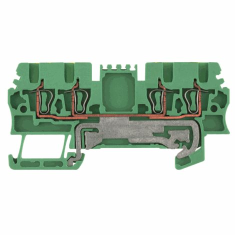 ZPE 1.5/4AN PE svorka, Připojení s kotevní svorkou, 1.5 mm2, 180 A (1,5 mm2), zelená / žlu