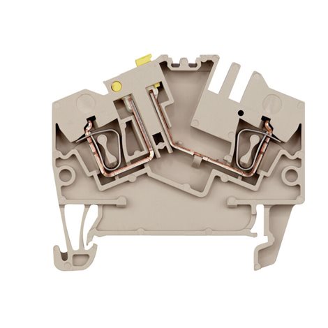 ZTR 2.5-2 Zkušební odpojovací svorka, připojení s kotevní svorkou, 2.5 mm², 400 V, 10 A
