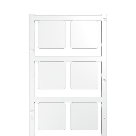 SM 27/27 K MC NE WS SwitchMark, Značky na přístroje, 27 x 27 mm, Bílá