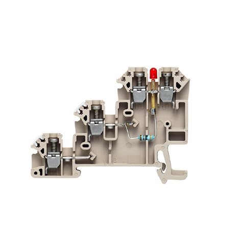 DLI 2.5/LD-GN/PNP +- DB W řada, Svorka iniciátoru/aktoru, Jmenovitý průřez: 2.5 mm2, Šroub