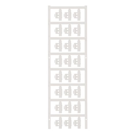 SFC 2/21 MC NE WS SlimFix Clip, Označení vodičů a kabelů, 3 - 5 mm, 21 x 5.8 mm, Bílá