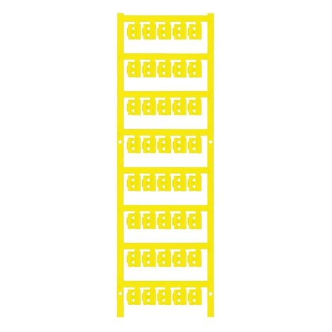 SFC 0/12 MC NE GE SlimFix Clip, Označení vodičů a kabelů, 1.5 - 2.5 mm, 12 x 5.8 mm, Žlutá