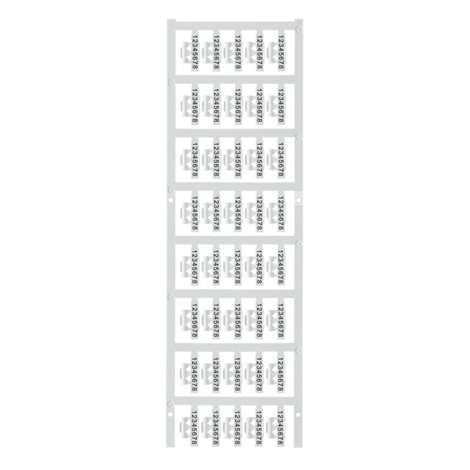 SFC 0/21 MC SDR SlimFix Clip, Označení vodičů a kabelů, 1.5 - 2.5 mm, 21 x 5.8 mm, Podle s