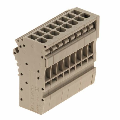 ZPS 2.5/1AN/QV/8 Z řada, Spojka, Jmenovitý průřez: 2.5 mm2, Zásuvné připojení Plug-in, Béž
