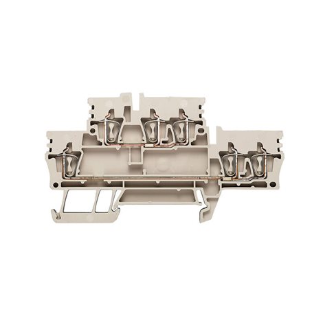 ZDK 2.5/3AN Svorka se dvěma vrstvami, připojení s kotevní svorkou,2.5 mm2, 800 V, 24 A, Tmavě béžová