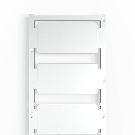 CC 30/60 K MC NE SI ClipCard, Značky na přístroje, 30 x 60 mm, Stříbrná