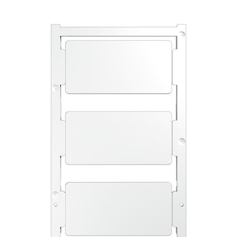 CC 30/60 K MC NE WS ClipCard, Značky na přístroje, 30 x 60 mm, Bílá