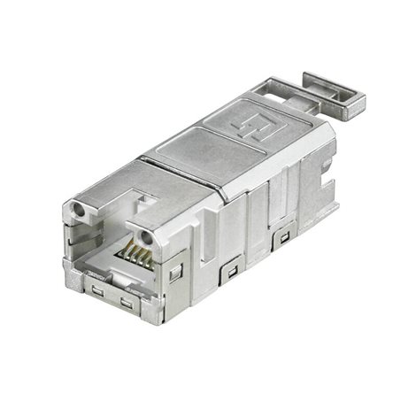 IE-BI-RJ45-FJ-A RJ45 vložka, Vložky upínací hlavy AWG 22, EIA / TIA 586 A, TIA-568A
