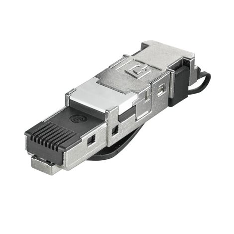 IE-PS-RJ45-FH-BK Zástrčka RJ45, není třeba nářadí, Kat.6<sub>A</sub> / Třída E<sub>A</sub>