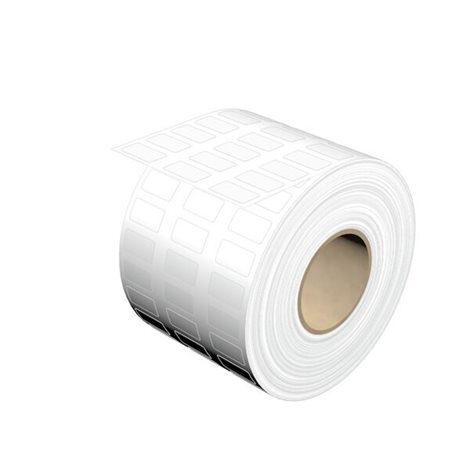 THM MT30X 17/9 WS THM, Značky na přístroje, 9 x 17 mm, Bílá