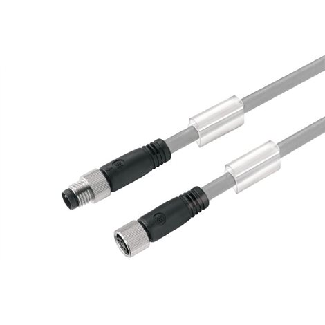 SAIL-M8GM8G-4S-0.3U-SB Sběrnice, Přípojka, M8 / M8, Počet pólů: 4, 0.3 m, pin, rovný – pat