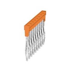 ZQV 1.5N/9 Propojka (svorka), počet pólů: 9, rozteč v mm (P): 3.50, 17.5 A, oranžová