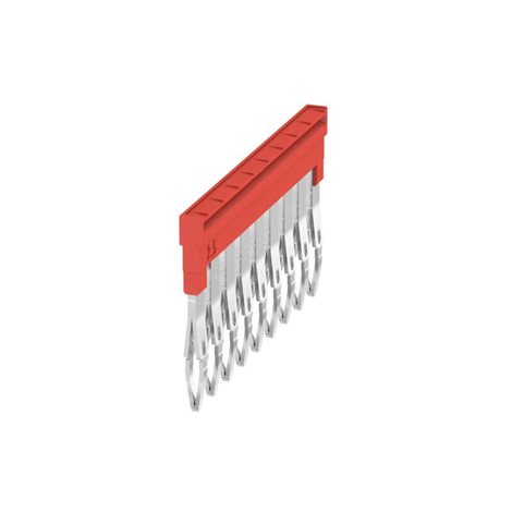 ZQV 1.5N/9 RD Propojka (svorka), zapojeno, červená, 17.5 A, počet pólů: 9