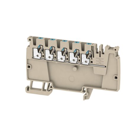 AAP12 2.5 LI BL Modulární rozvodné svorky, PUSH IN, 2.5 mm2, 800 V, 24 A, Tmavě béžová