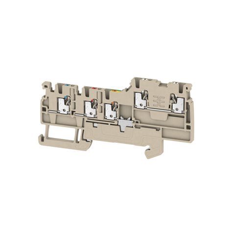 AIO22 1.5 SI-PE Svorka iniciátoru/aktoru, PUSH IN, 1.5 mm2, 250 V, 13.5 A, Tmavě béžová