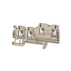 AIO21 1.5 SI Svorka iniciátoru/aktoru, PUSH IN, 1.5 mm2, 250 V, 13.5 A, Tmavě béžová