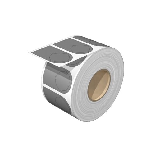 SM 27/18-22 MM GR VPE100 SwitchMark, Značky na přístroje, 53.75 x 27 mm, Šedá