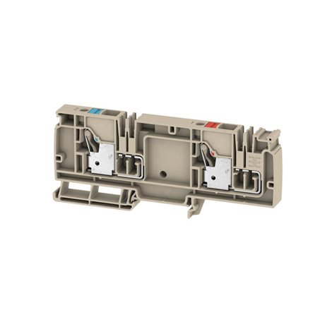 AAP22 10 LO-LO Napájecí svorka, PUSH IN, 10 mm2, 250 V, 57 A, Tmavě béžová