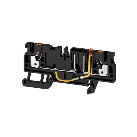 AFS 2.5 CF 2C 24V BK Svorka pojistky, PUSH IN, 2.5 mm2, 24 V, 10 A, Černá