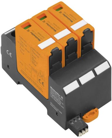 VPU PV I+II 3 R 1000 E Přepěťová ochrana TYP I+II do 1000V s kontaktem, ekonomická variant 1