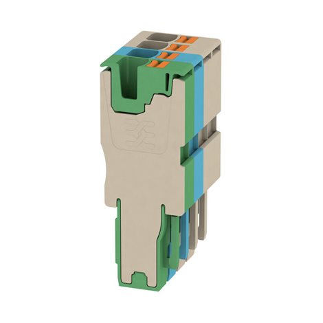 APG 4/4-3BG-GN Konektor, 4 mm², 800 V, 32 A, Počet pólů: 4, Tmavě béžová