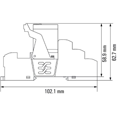 DRIKITP230VAC 2CO LD/PB Reléový modul 3