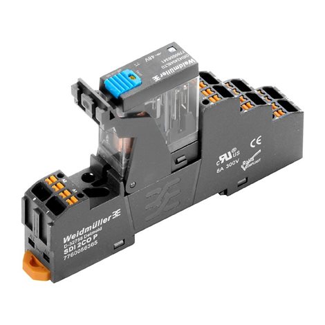 DRIKITP 24VDC 2CO LD/PB Reléový modul 1