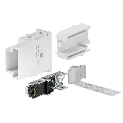 HDC MRJ45 ABP MI Modul RJ45, 50 V, 1 A, Počet pólů: 8, IDC svorka, Zástrčný, Požadovaný počet míst n