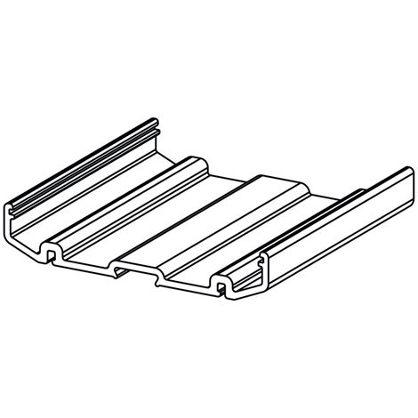 PF RS 100 OR 2000MM A.1 Kryty elektroniky, RS 100  Oranžová, Extrudovaný profil, Šířka: 10