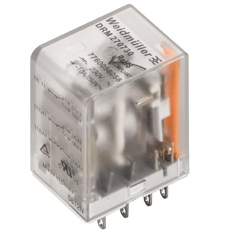 DRM570730L D-SERIES DRM, Relé, Počet kontaktů: 4, CO contact, AgNi 0,15 µm Au, Jmenovité ř