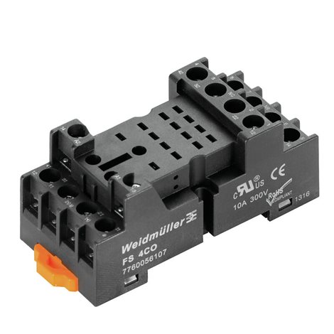 FS 4CO D-SERIES DRM, Reléová základna, Počet kontaktů: 4, CO contact, Trvalý proud: 10 A, 