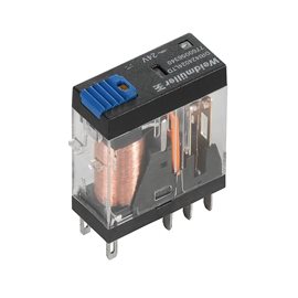 DRI424024LTD D-SERIES DRI, Relé, Počet kontaktů: 2 Přepínací kontakt s testovacím tlačítke