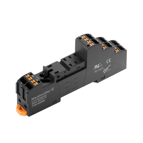 SDI 2CO P D-SERIES DRI, Reléová základna, Počet kontaktů: 2 CO contact, Trvalý proud: 8 A,