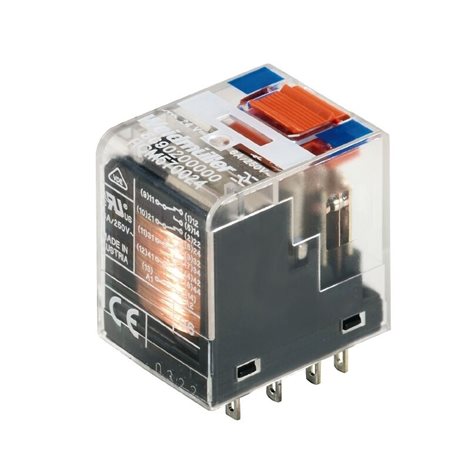 RCM570024 RIDERSERIES RCM, Relé, Počet kontaktů: 4 Přepínací kontakt s testovacím tlačítke